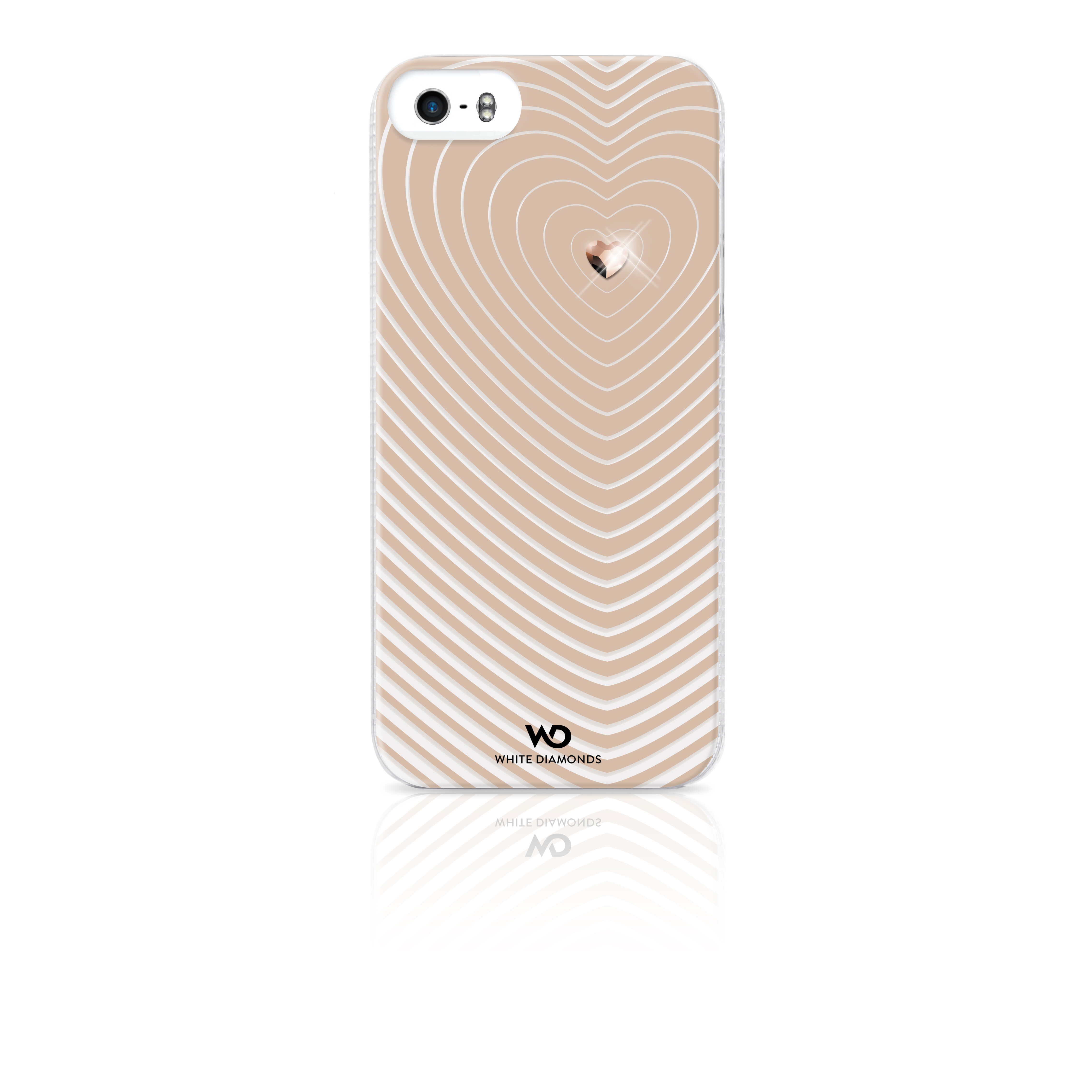 Heartbeat Mobile Phone Cover for Apple iPhone 5/5s, rose go