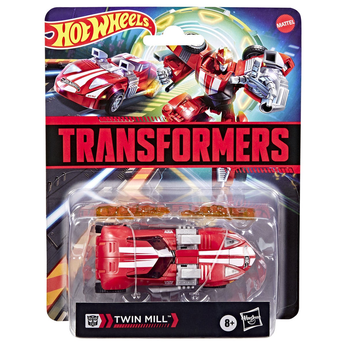 TRA Collab Transform Hot Wheels Red Twin Mill