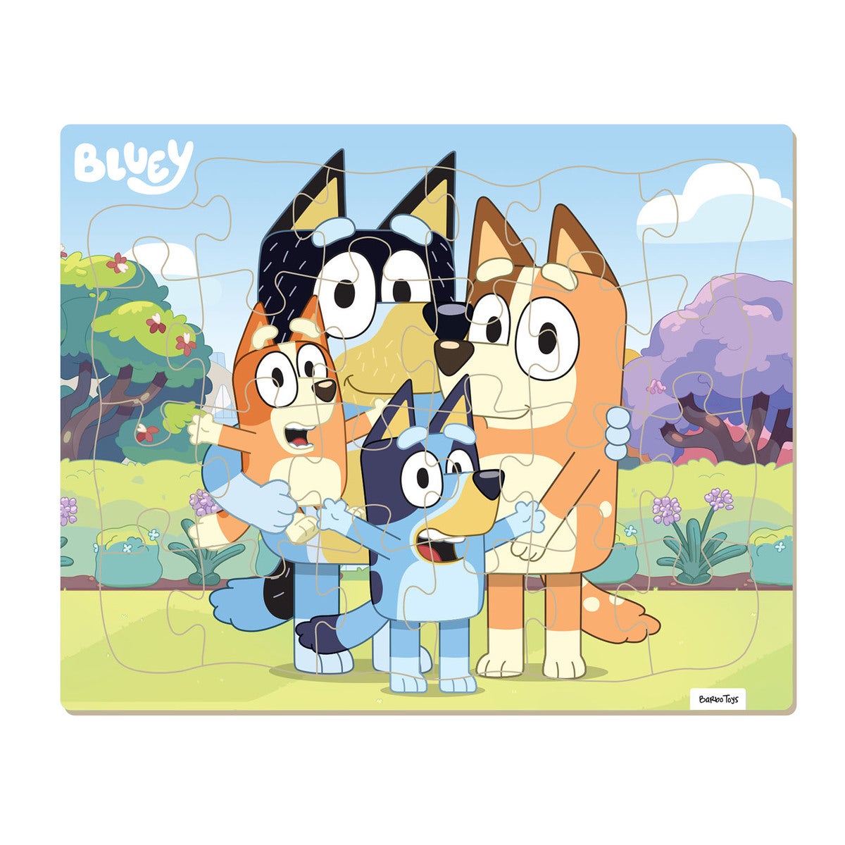 BLUEY Framed Puzzle Family 18pcs
