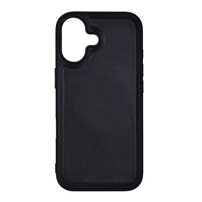 Backcover Læder Magseries Sort - iPhone 17