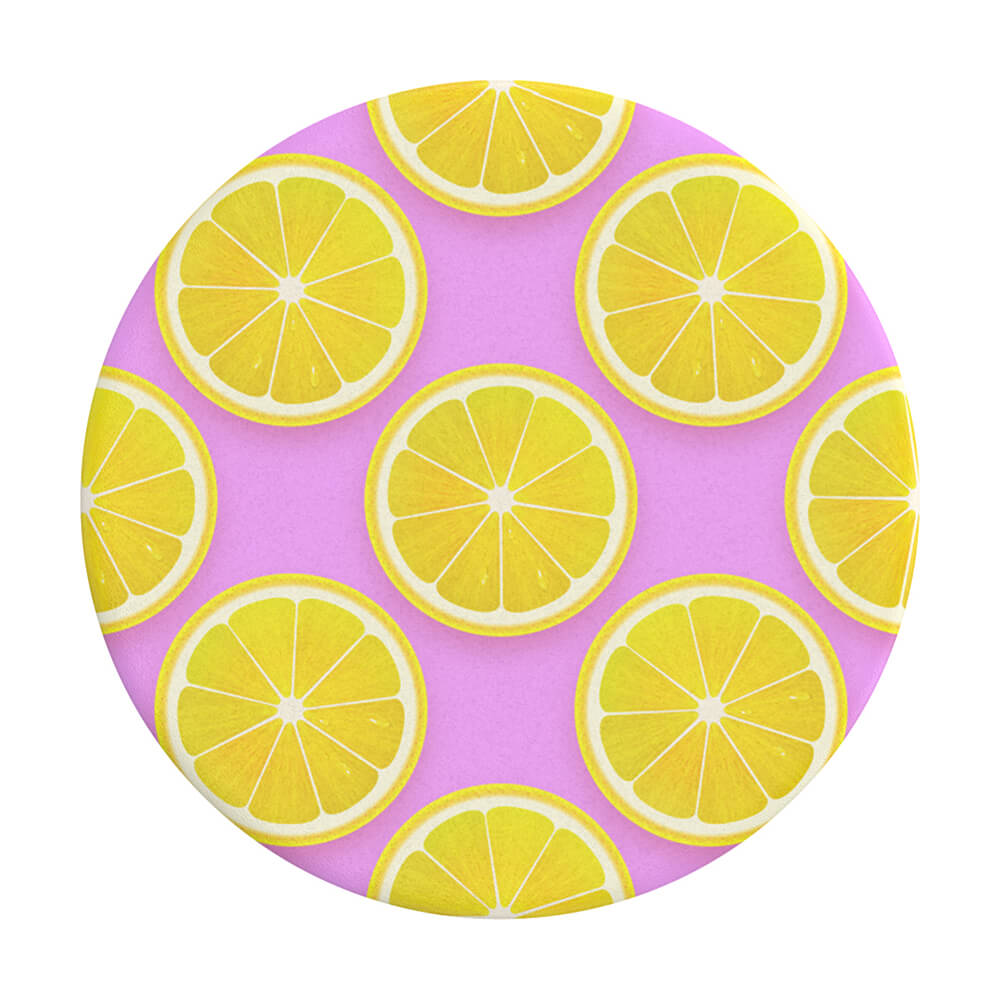 Pink Lemonade Slices Removable Grip with Standfunction