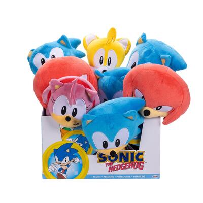 Sonic The Hedgehog Plush 9 Inch Grunnleggende Utvalg Bølge 11