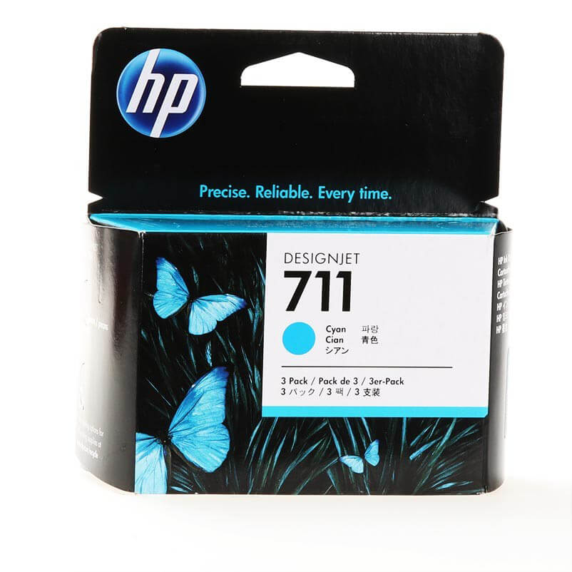 Blekk CZ134A 711 Cyan 3-pack