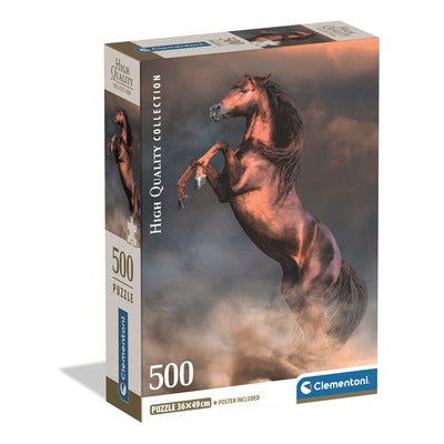 Puslespill 500 Pcs CB High Quality Collection Wild Red Stallion