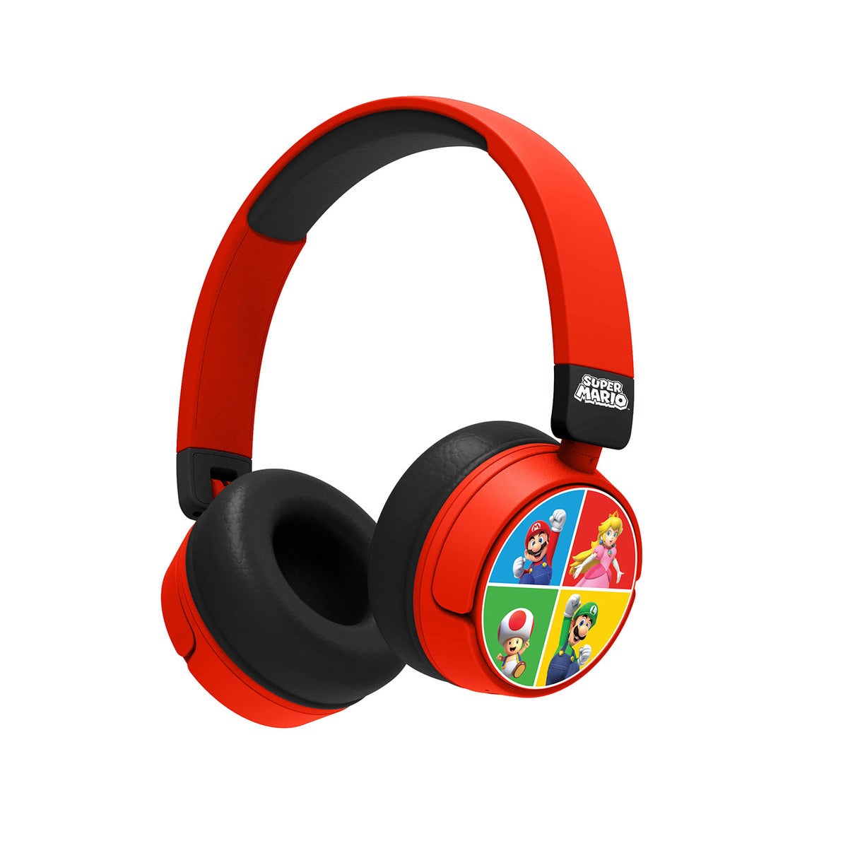 SUPER MARIO Headphone On-Ear Wireless 85dB/95dB Sharing Aux