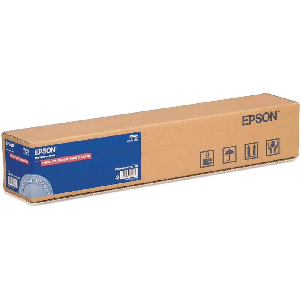 EPSON 24" Premium Glossy Photo Paper Roll 166g, 30,5 m