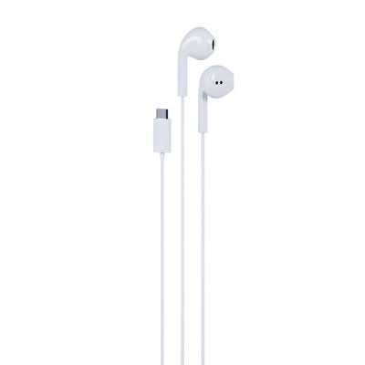 Hörlurar USB-C Trådbundna Vit