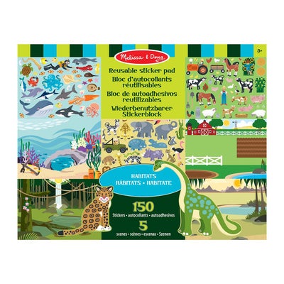 Reusable Stickers Pad Habitats
