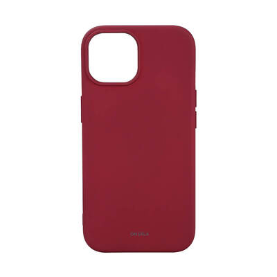 Phone Case with Silicone Feel MagSeries Deep Red - iPhone 15 