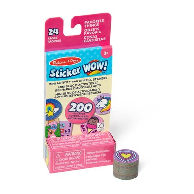 Sticker Wow! Mini Activity Pad & Refill Stickers : Favorite Things