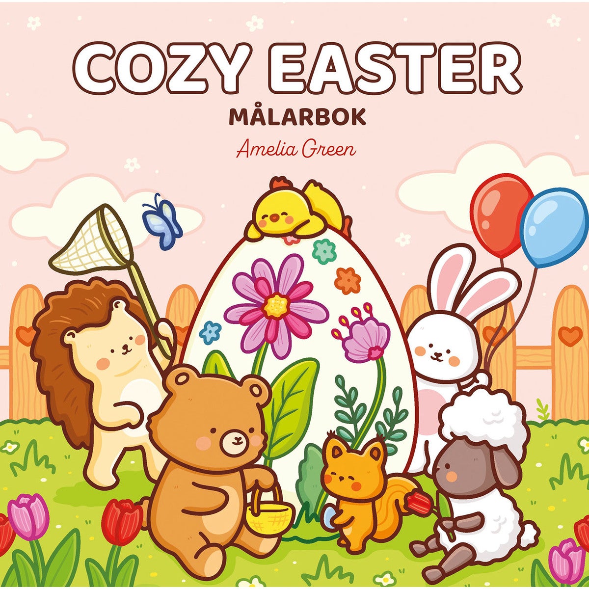 Målarbok: Cozy Easter