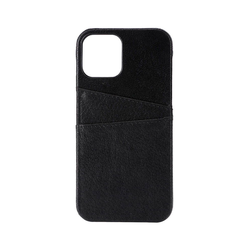 Cover Leather Black iPhone 12  6,1" Cardpockets