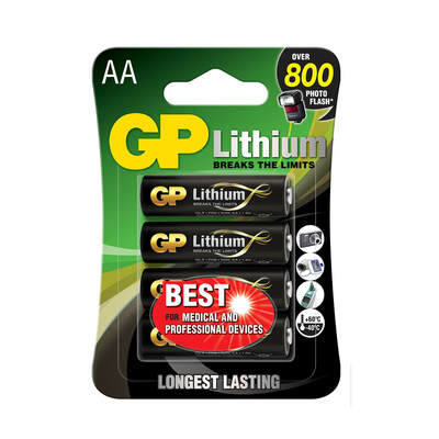 Battery Lithium AA 1.5V 4-Pack