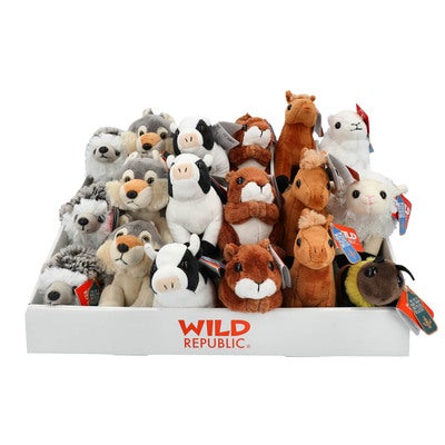 WILD R Pocketkins Farm ECO  18pcs -Asst CDU
