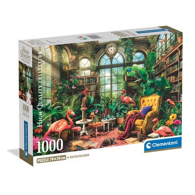 Pussel 1000 Pcs CB High Quality Collection Greenhouse Library