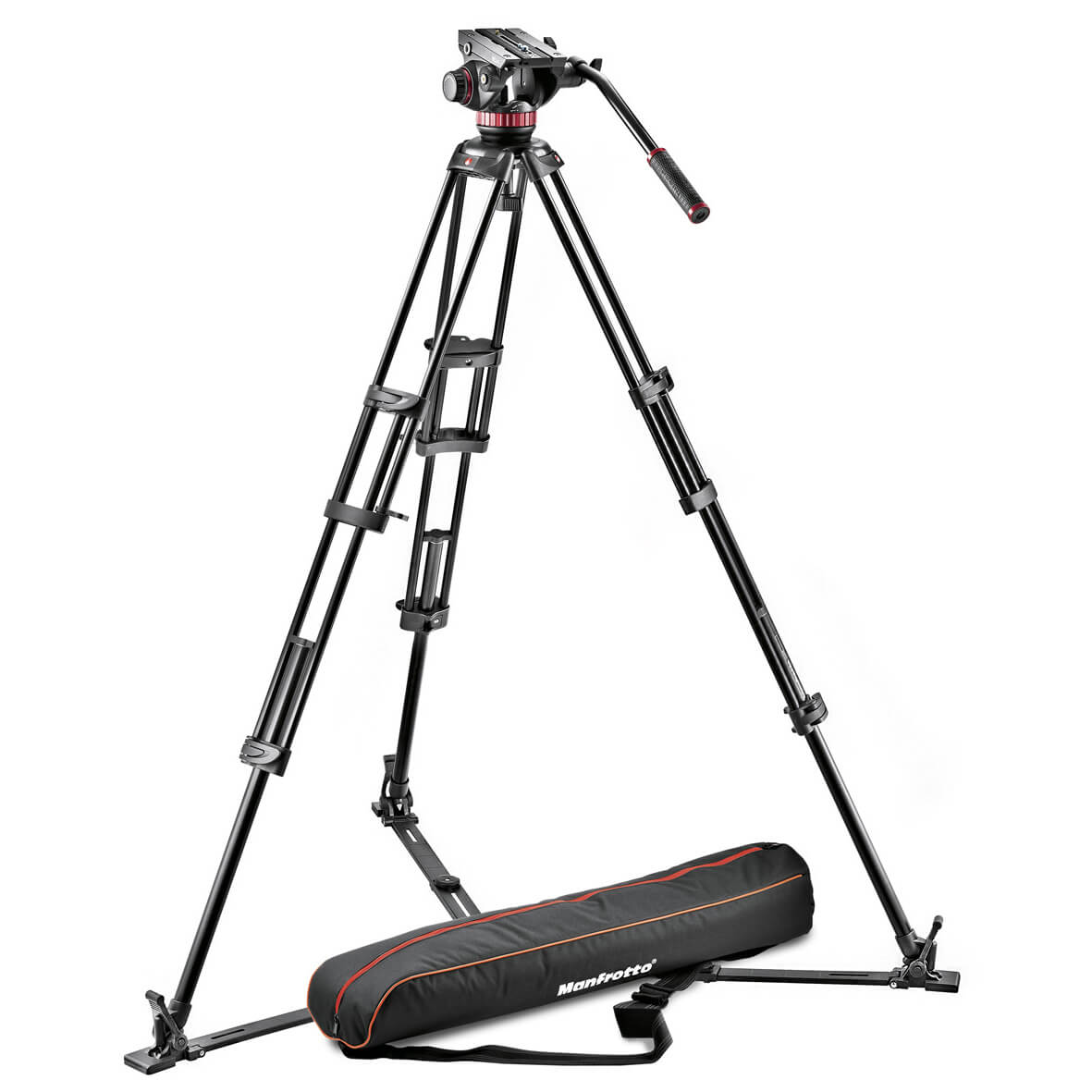 MANFROTTO Stativkit Video MVH502A,546GB-1 Väska Aluminium