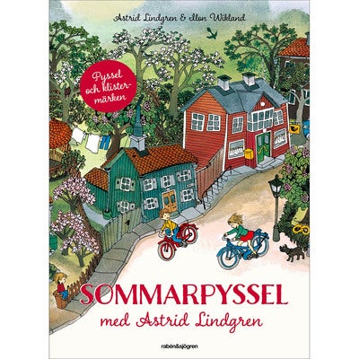 Sommarpyssel med Astrid Lindgren (med klistermärken)
