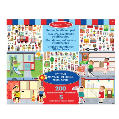 Reusable Stickers Pad My Town