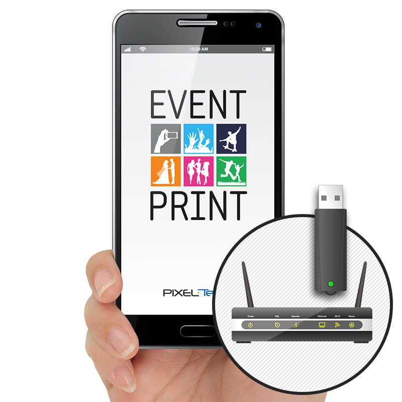 Event Print Software Dongle incl. Router 