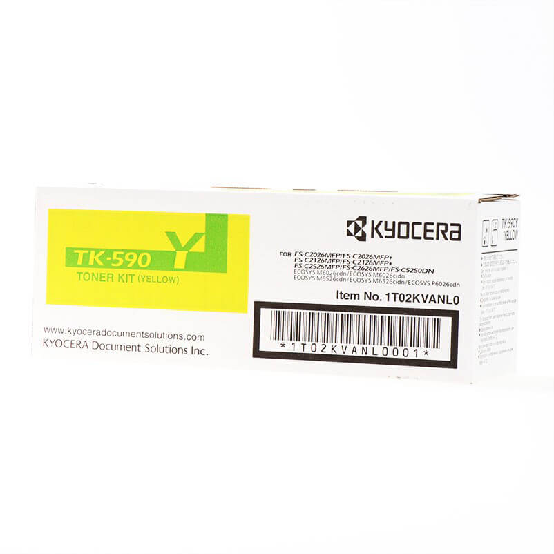 Toner 1T02KVANL0 TK-590 Keltainen