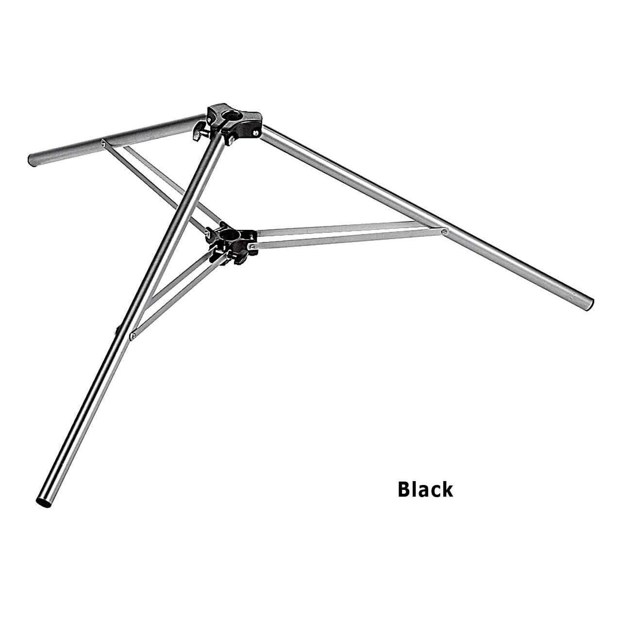 Mini tripod foot pole, 170BAS EB, aluminum, black