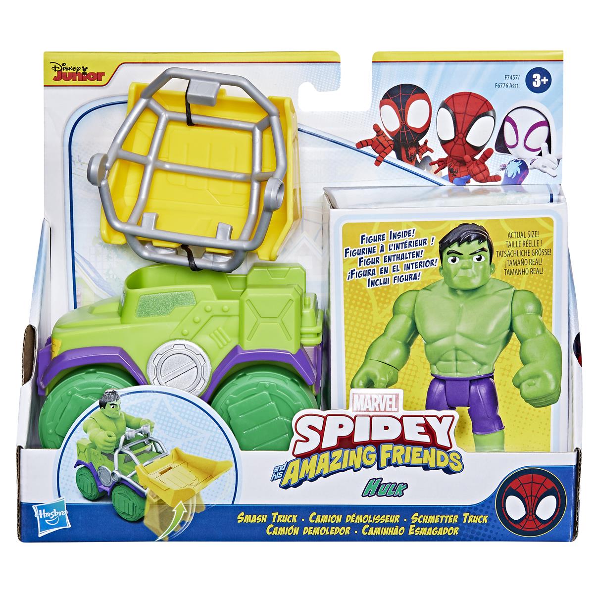 Spidey And His Amazing Friends Vehicle & Figure Hulk Truck Accessory