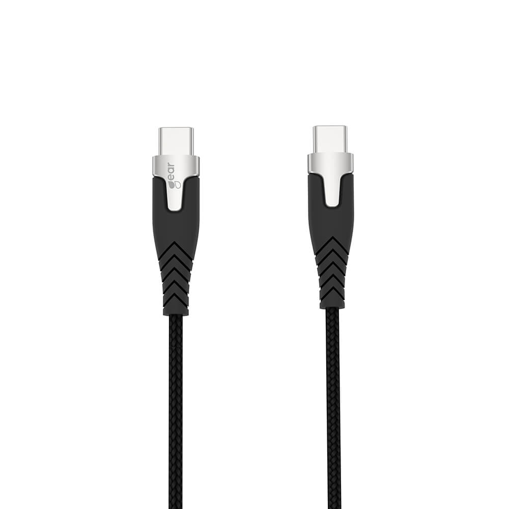 Cable PRO USB-C to USB-C 2.0 1.5m Black Kevlarcabel and Metalhousing