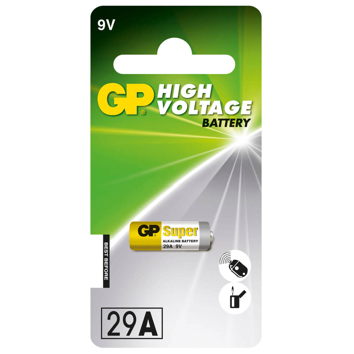 Battery Alkaline 29A 9V 1-Pack