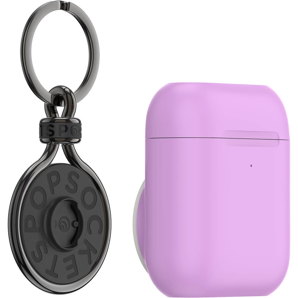 POPSOCKETS Airpods  holder + PopChainPurple Cover + Keychain Premium