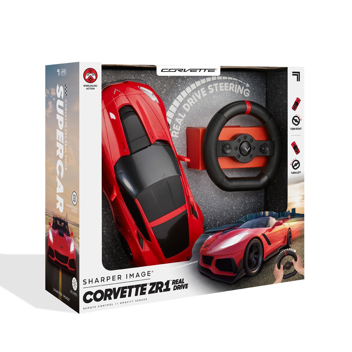 SHARPER IMAGE Toy RC Real Drive 1:16 GM Corvette