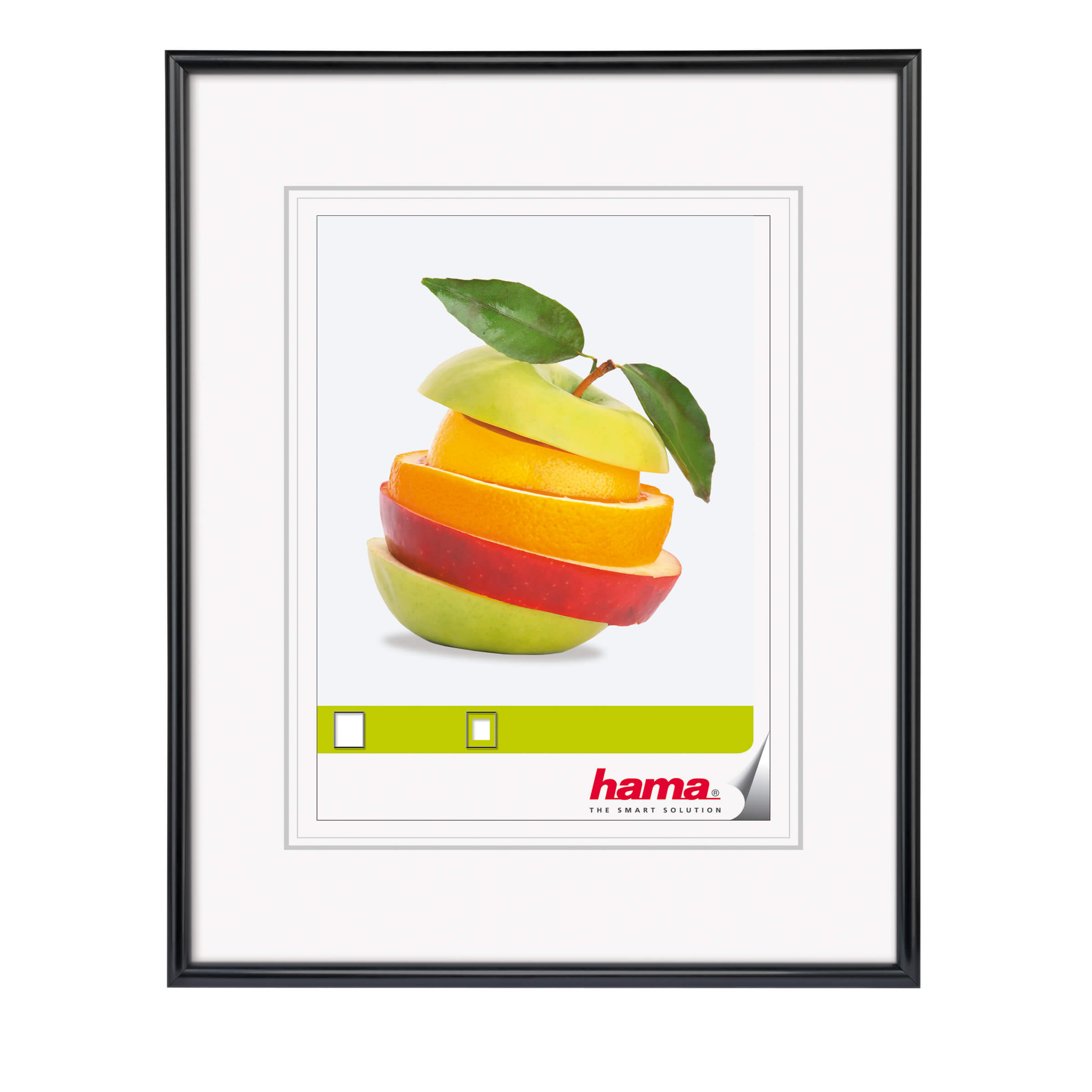 HAMA Sevilla Plastic Frame, black, 15 x 20 cm