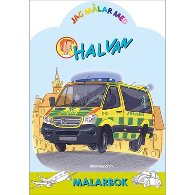Målarbok:  Jag målar med Halvan