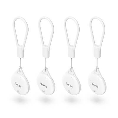 Item finder for Apple "Find My" App Bluetooth 4 pcs White