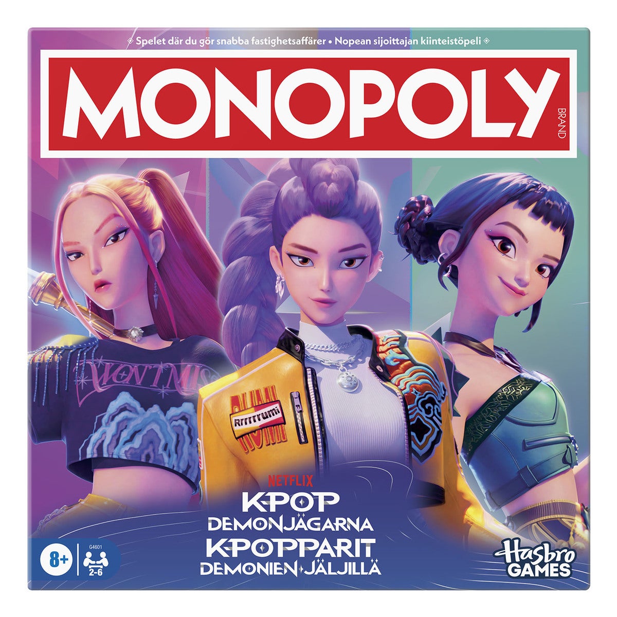 Brädspel Monopoly Kpop Demon Hunters
