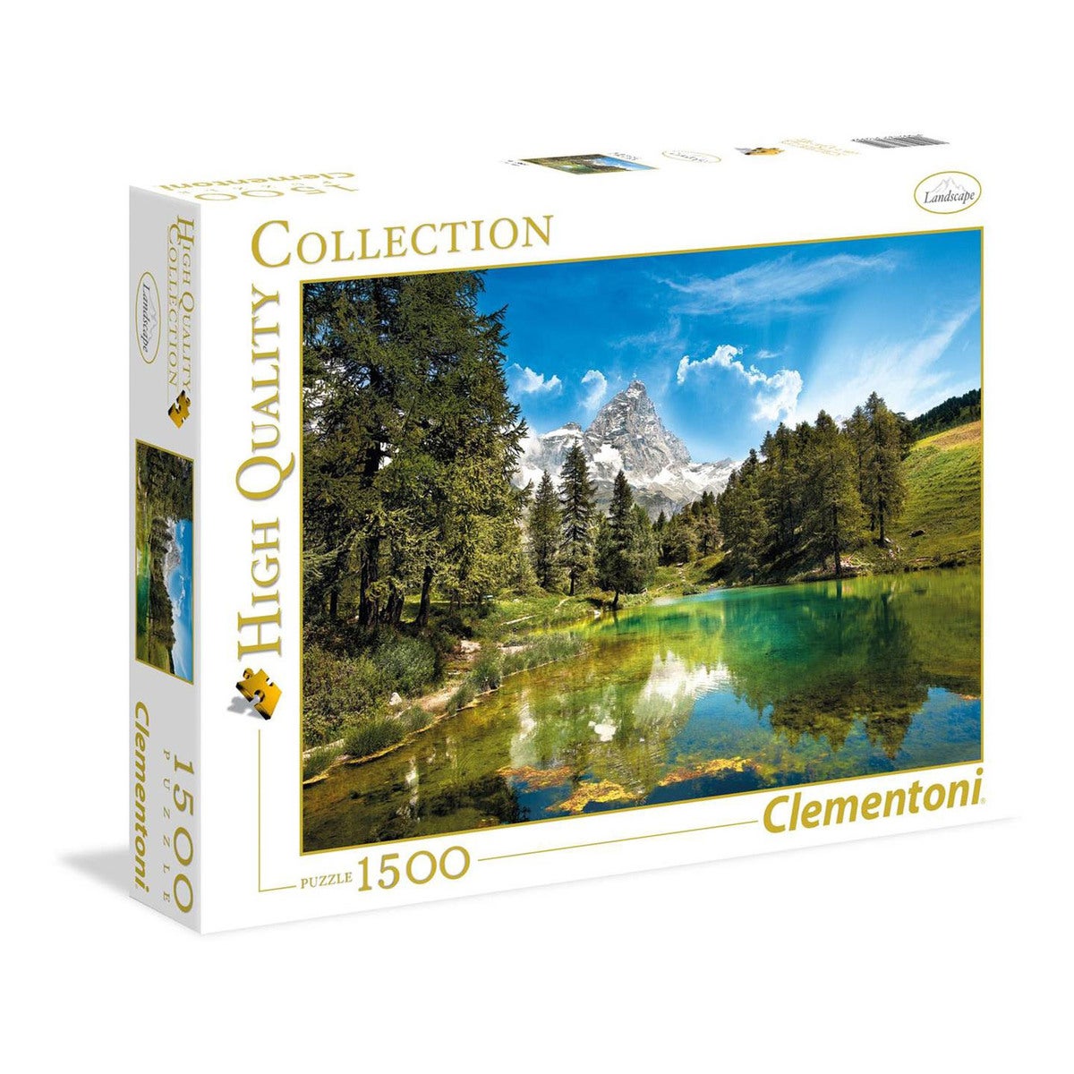 Puslespill 1500 Pcs High Quality Collection Blue Lake