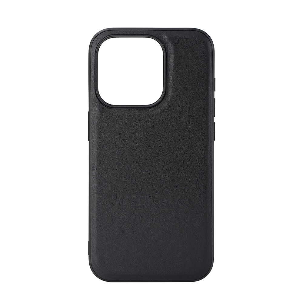 BUFFALO Back cover PU MagSeries iPhone 15 Pro Black
