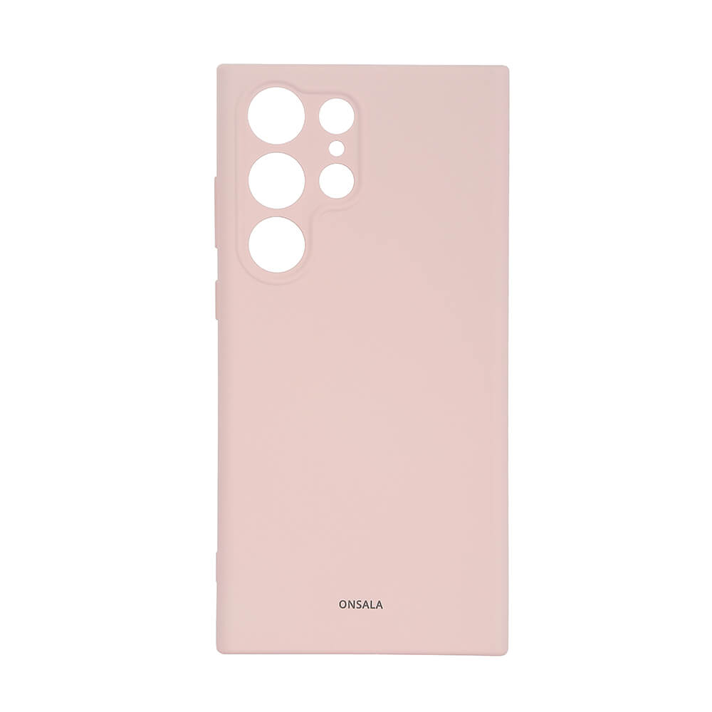 Phone Case Silicone Chalk Pink - Samsung S23 Ultra 5G
