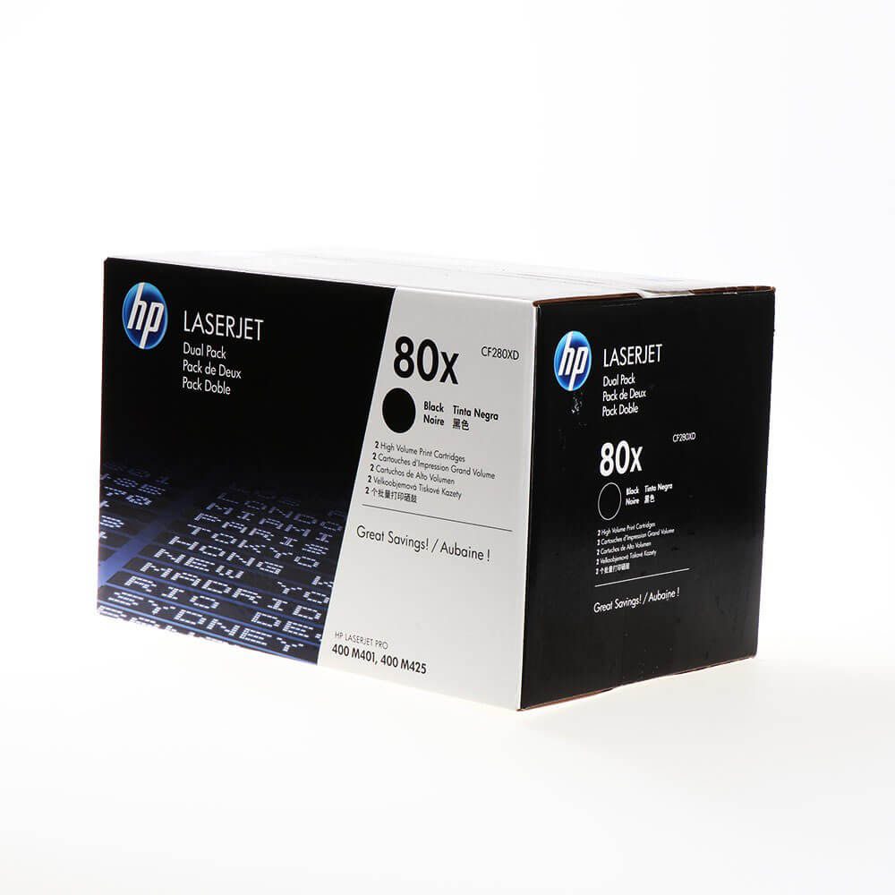 Toner CF280XD 80X Black, 2-pack