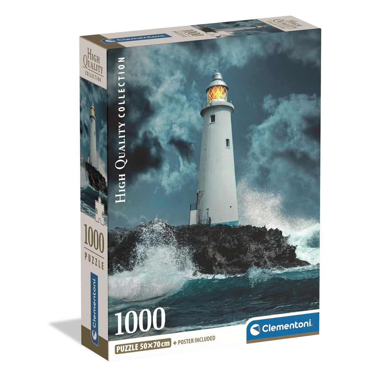 Puslespill 1000 Pcs CB Lighthouse In The Storm