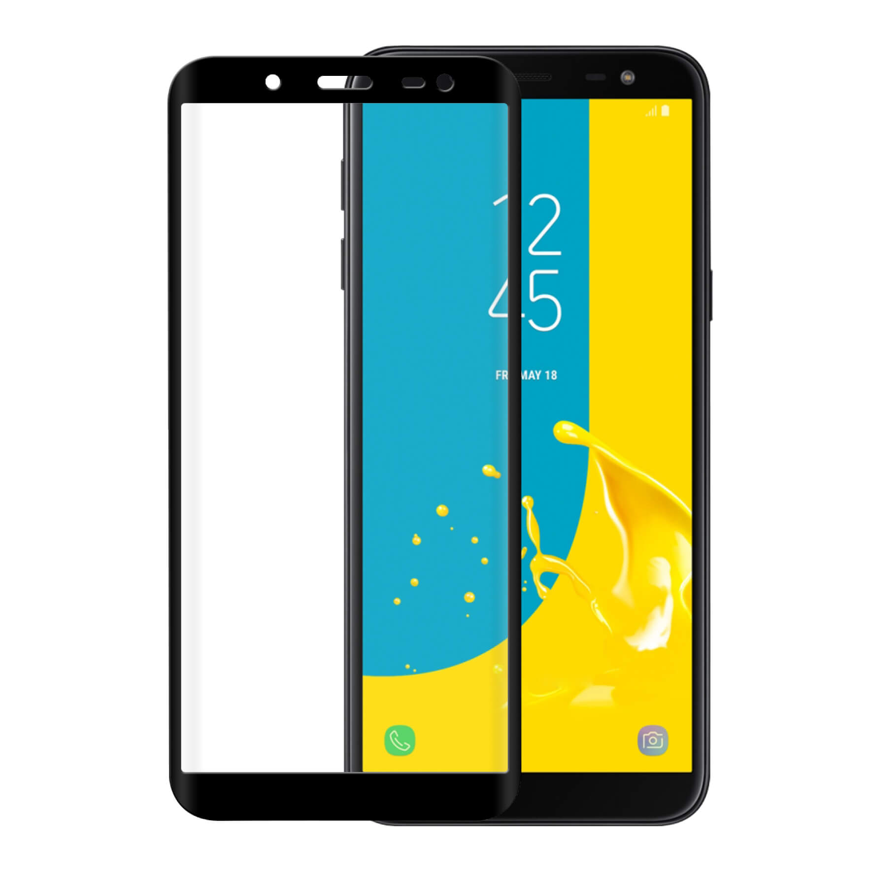 Glass Prot. 3D Samsung J6 2018 Edge to Edge Black