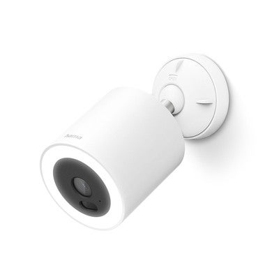 Smart Surveillance Camera Outdoor Wifi White