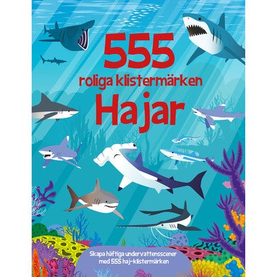 555 roliga klistermärken: Hajar