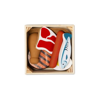 Legetøj Wooden Food Groups Play Set - Protein