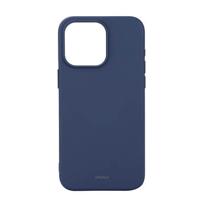 Phone Case with Silicone Feel MagSeries Dark Blue - iPhone 15 Pro Max