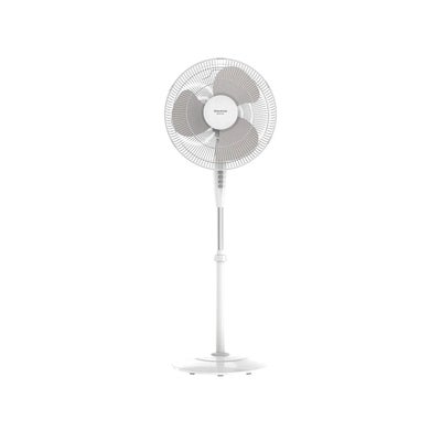 Fan Greco 16 Cr Pedistal White 40cm
