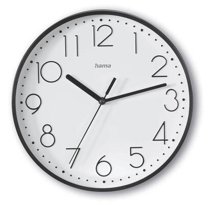 Clock Salina Diameter 22cm Black