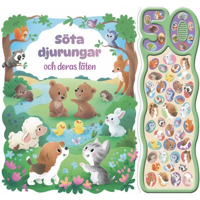 Söta djurungar och deras läten