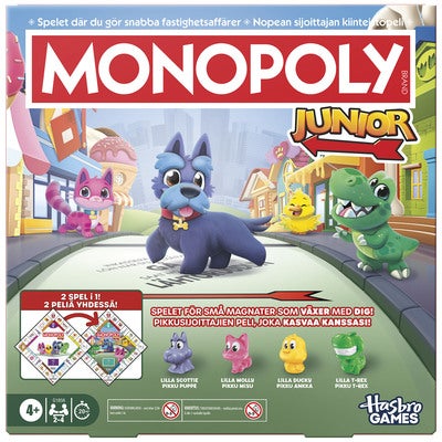 HASBRO Monopoly Junior Square 2in1 (SE/FI)