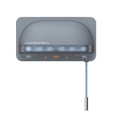 Sterilointilaite S1 UV-C Hammasharjan Desinfioija Harmaa