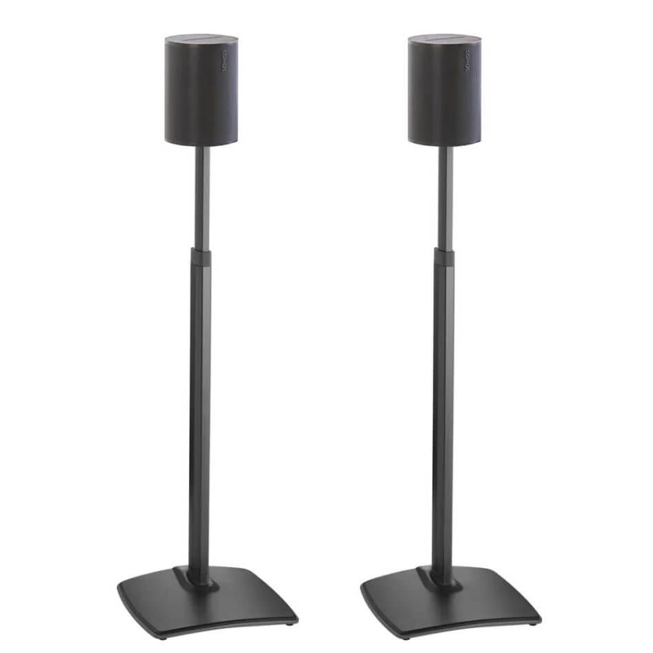 Floor Stand Adjustable for Sonos ERA 100 Pair Black 